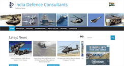 Desktop Screenshot of indiadefence.com