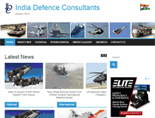 Tablet Screenshot of indiadefence.com
